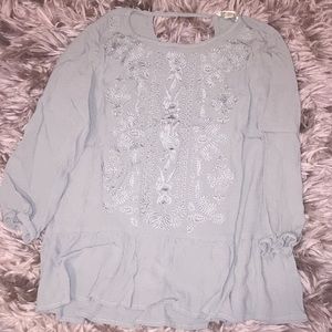 Light green blouse from Francesca’s